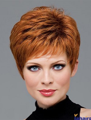 Human Hair Wigs With Capless Wavy Style