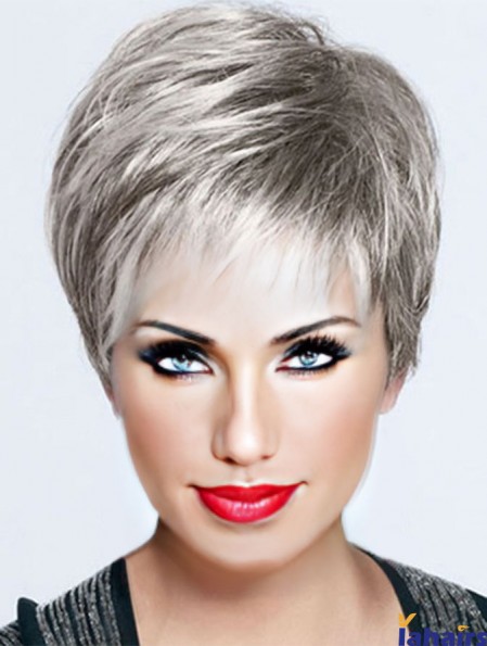 Short Wigs For Lady With Capless Straight Style