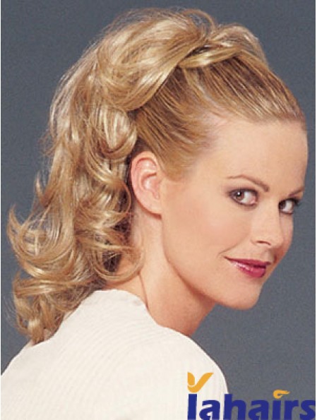 Great Curly Blonde Ponytails